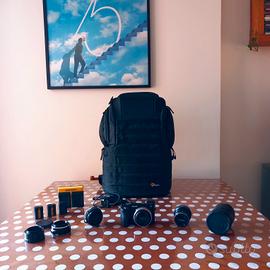 Kit Sony Alpha 6500+4 obiettivi e Zaino Lowepro