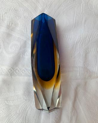Vaso in vetro sommerso Murano