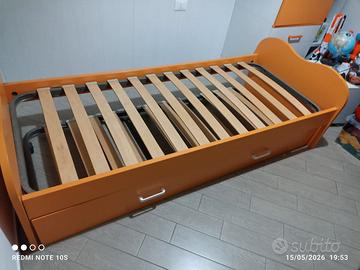 Letto doppio singolo a scomparsa