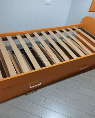 Letto doppio singolo a scomparsa