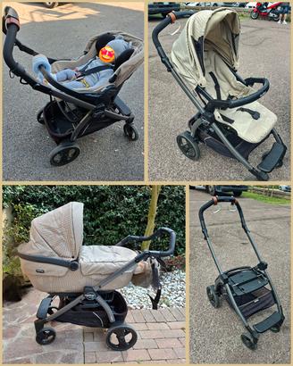 Trio PegPerego con borsa, telo x pioggia e base