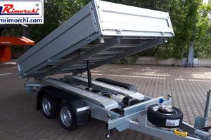 Rimorchio ribaltabile trilaterale elettrico