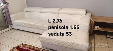 Divano ecopelle bianco prezzo trattabile