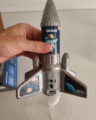 Razzo spaziale giocattolo con batteria ricaricabil