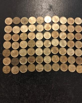 Monete da 20 lire.
