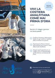 Noleggio gommone con/senza skipper