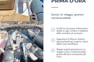 Noleggio gommone con/senza skipper