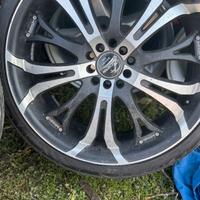 2 CERCHI CON GOMMA NUOVE 225/35/19 SPORTIVE