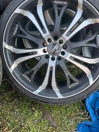 2 CERCHI CON GOMMA NUOVE 225/35/19 SPORTIVE