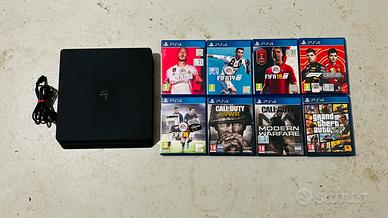 Console PS4 Slim 1 TB +8 giochi - NO JOYSTICK