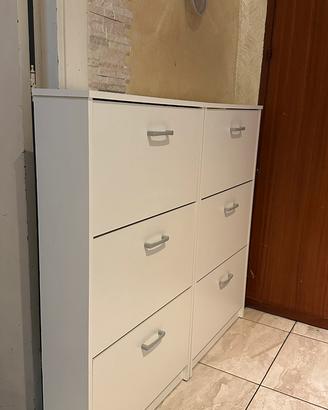 2 scarpiere bianche