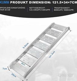 Rampe di carico di alluminio