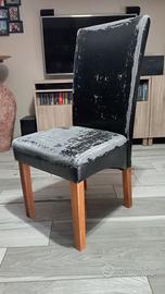 4 sedie JYSK in rovere chiaro