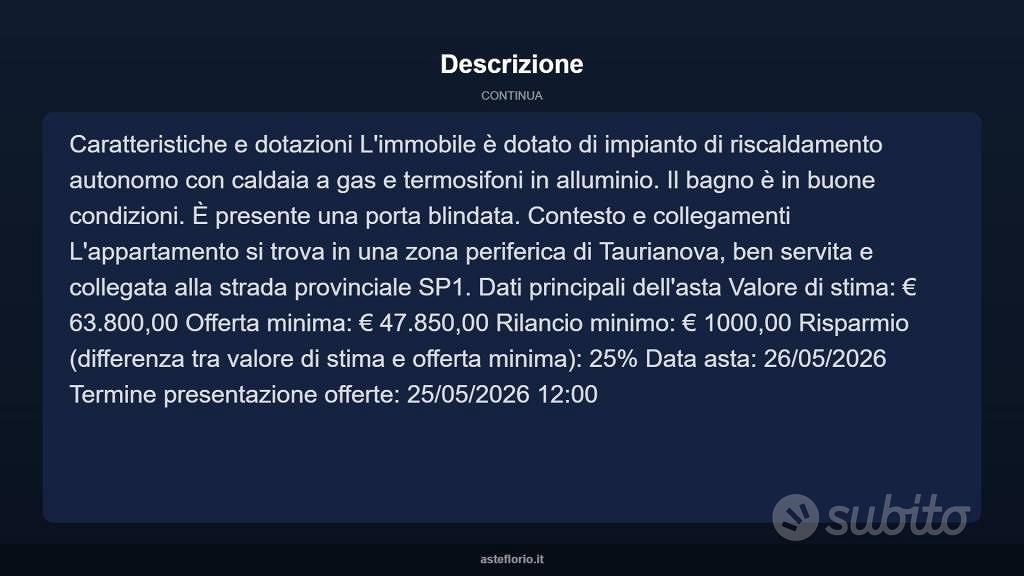Appartamento – Taurianova, Reggio Calabria - Vista 5