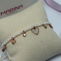 Mabina Bracciale con perle nuovo