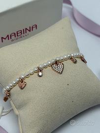 Mabina Bracciale con perle nuovo