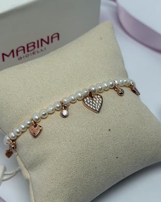 Mabina Bracciale con perle nuovo