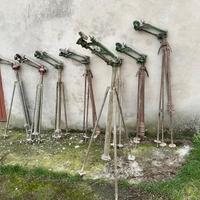 getti per irrigazione con flangia e treppiedi
