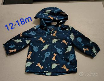 giacca leggera dinosauri 12-18m