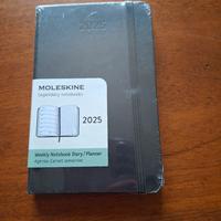 agenda Moleskine nera rigida poket 