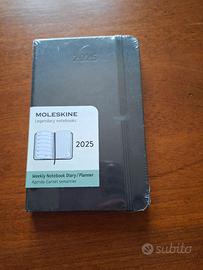 agenda Moleskine nera rigida poket 