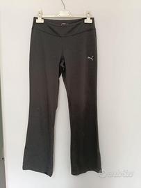 Pantaloni sportivi Puma neri a zampa | vita alta
