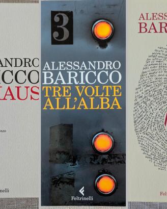 Libri titoli vari Alessandro Baricco 