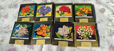 Fiammiferi da collezione. Serie Fiori/ pietre 