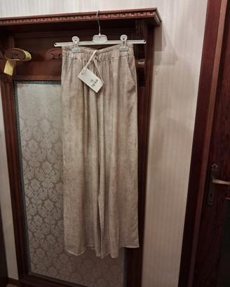 Pantalone a palazzo fresca viscosa NUOVO
