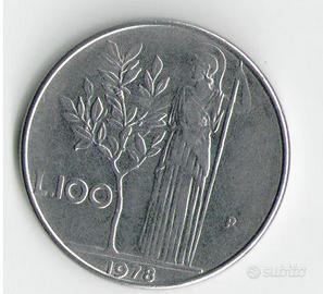 RARA MONETA DA 100 LIRE 1978
