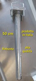 Palo zanca da balcone 50cm per parabola o antenna