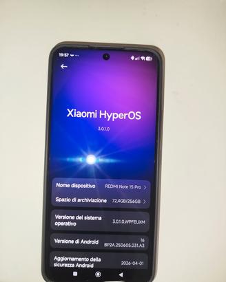 Readmi note 15 pro 