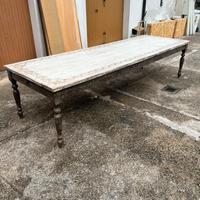 Tavolo antico gigante 350x113 restaurato