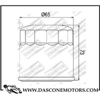 Champion - Filtro Olio Champion COF203 Honda Cbr 1