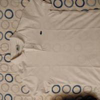 Polo Lacoste taglia S small tg.3 bianca