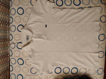 Polo Lacoste taglia S small tg.3 bianca