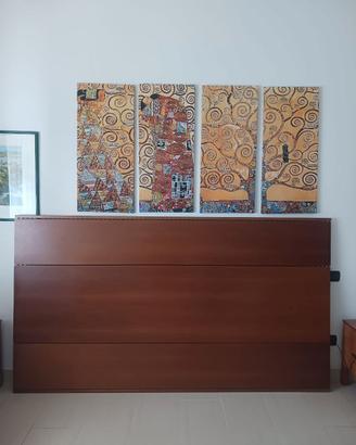 Boiserie in noce cm 250X 150
