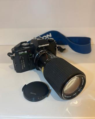 Fotocamera Chinon CP-6 + zoom 80-200mm f4.5