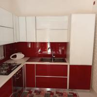cucina artigianale in vetro laccata 