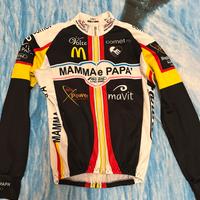 Maglia ciclismo maniche lunghe bimbo taglia XXS