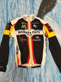 Maglia ciclismo maniche lunghe bimbo taglia XXS