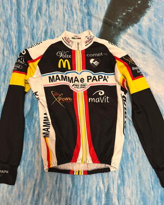 Maglia ciclismo maniche lunghe bimbo taglia XXS
