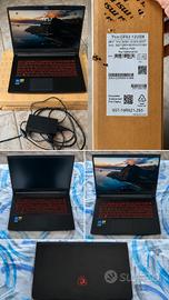 Notebook gaming MSI THIN GF63 12UDX 
