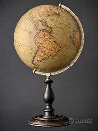 Mappamondo antico [Raro] C. Adami/D. Reimer, 1906
