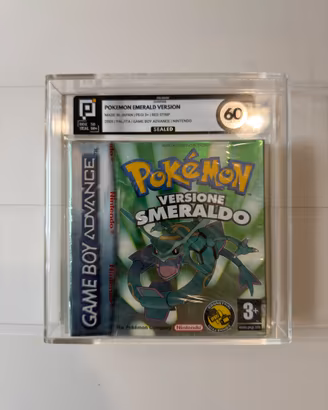 Pokemon Smeraldo Nintendo GBA SIGILLATO e GRADATO