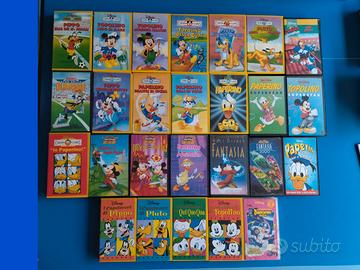 VHS TOPOLINO PAPERINO PLUTO PIPPO DUCK DISNEY