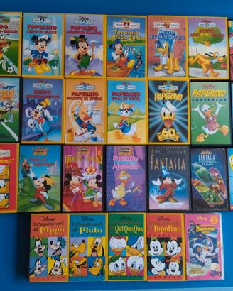 VHS TOPOLINO PAPERINO PLUTO PIPPO DUCK DISNEY
