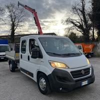 Fiat ducato max 23 -7 posti cassone F. Gru Fassi-2