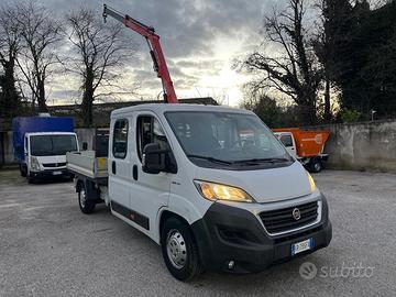 Fiat ducato max 23 -7 posti cassone F. Gru Fassi-2
