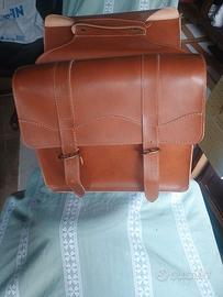 Cartella in cuoio per bicicletta